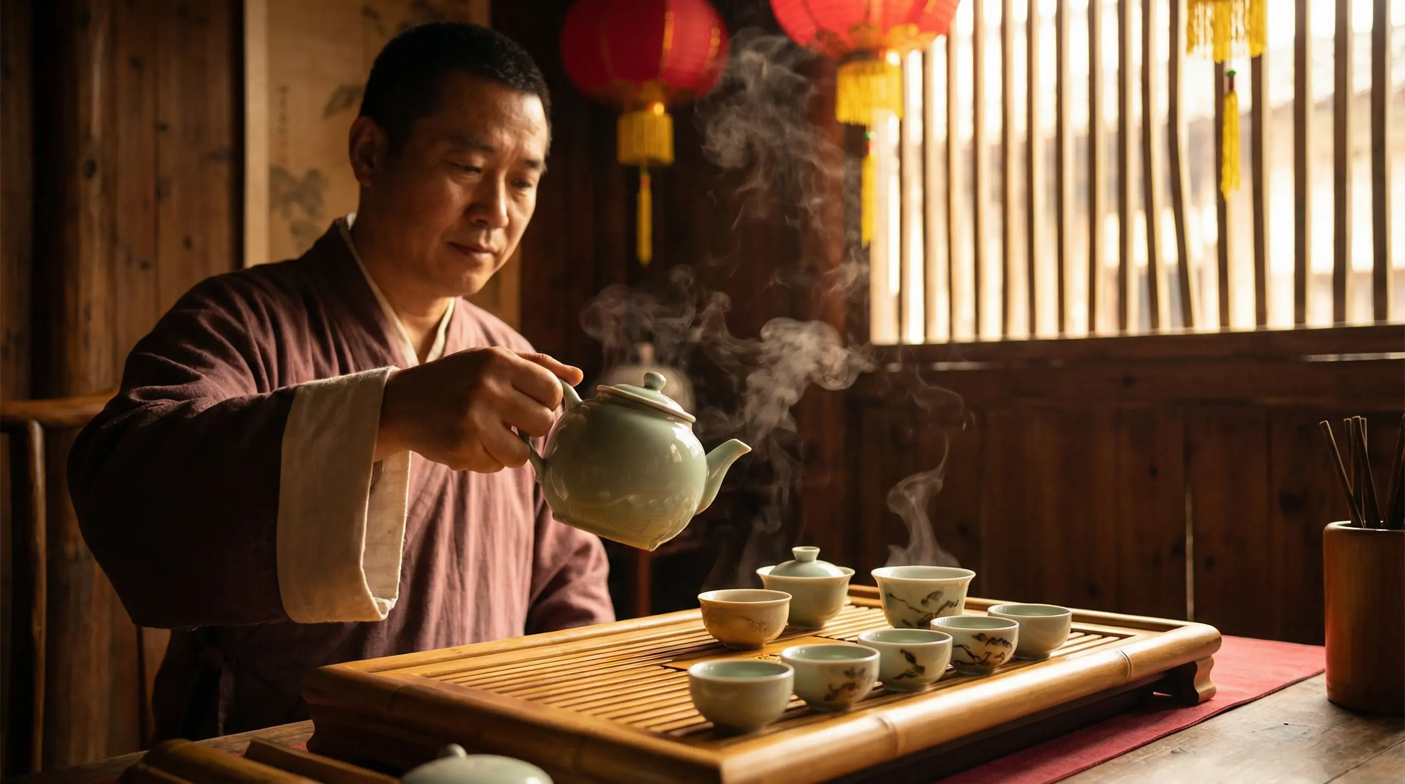 老湿机费x一分钟影院体验区 茶道文化纪录片封面